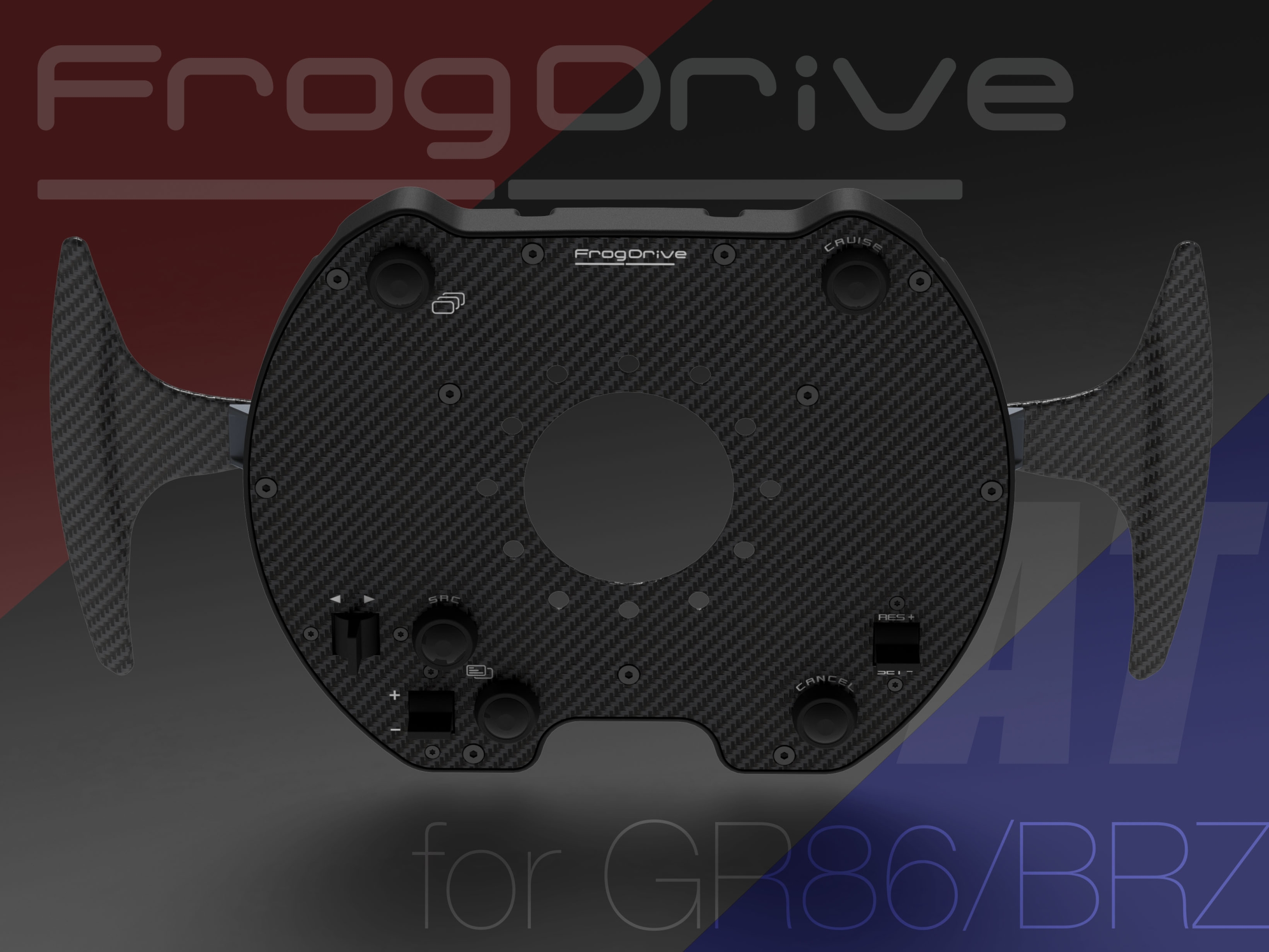 GR86/BRZ用 ステアリングスイッチケース-AT | FrogDrive | フロッグドライブ